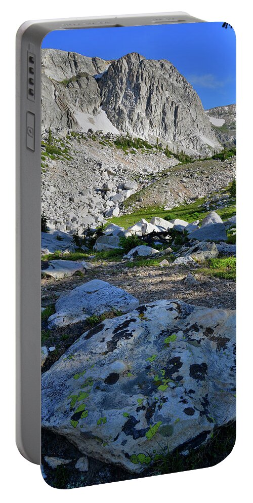 Snowy Range Mountains Portable Battery Charger featuring the photograph The Snowy Range of Wyoming by Ray Mathis