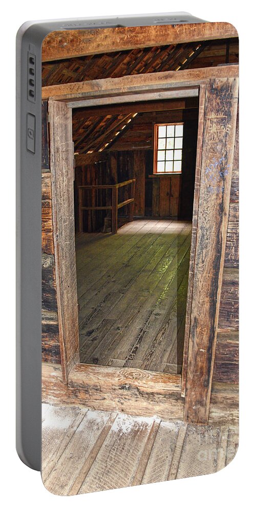 Cades Cove Portable Battery Charger featuring the photograph The Tipton Place 5 by Phil Perkins