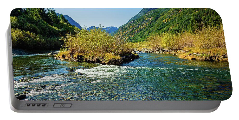 Landscapes Portable Battery Charger featuring the photograph Thelwood Creek Autumn by Claude Dalley