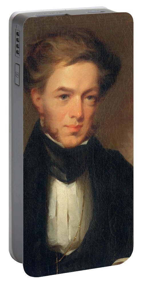 Philadelphia Portable Battery Charger featuring the painting Portrait of Thomas Ustick Walter, 1835 by John Neagle