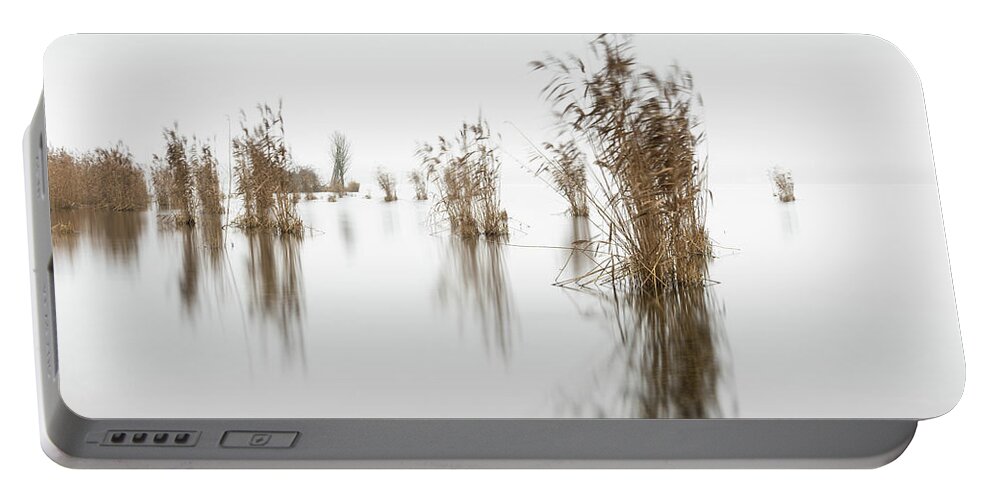 Art Portable Battery Charger featuring the photograph Thy Eternal Light, Schwielowsee, Germany by Ronny Behnert