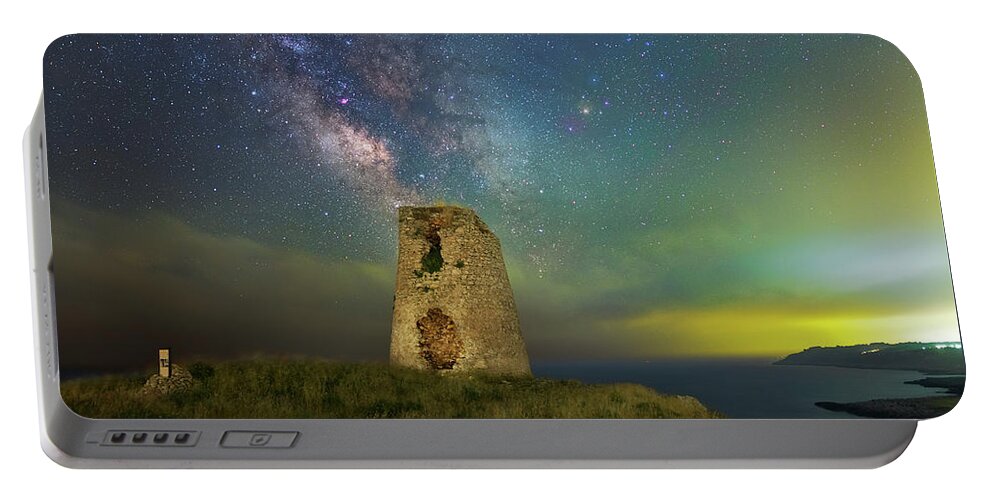 Astronomy Portable Battery Charger featuring the photograph Torre Emiliano by Ralf Rohner