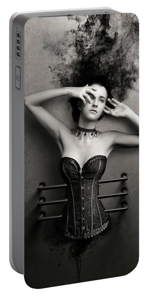Woman Portable Battery Charger featuring the photograph Trapped by Johan Swanepoel