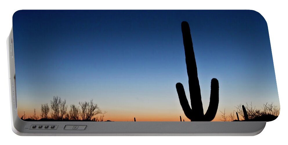 Sunset Portable Battery Charger featuring the photograph Tucson Sunset by Robert Woodward