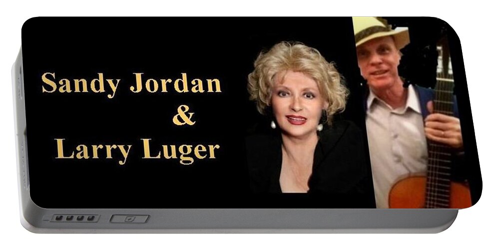 Cd Cover Art Portable Battery Charger featuring the photograph Tunes By Two by Jordana Sands