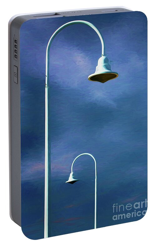 Lamps Portable Battery Charger featuring the photograph Two lamps by Sheila Smart Fine Art Photography