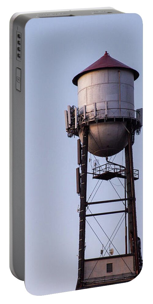 Two Portable Battery Charger featuring the photograph Two Towers by Laura Smith