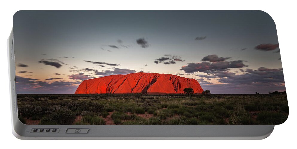 Uluru Portable Battery Charger featuring the photograph Uluru by Francesco Riccardo Iacomino