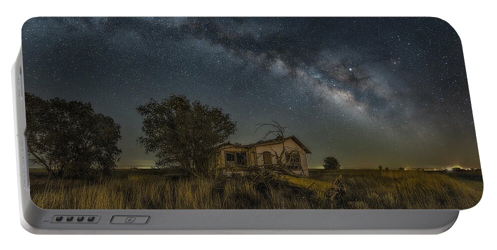 Milky Way Portable Battery Charger featuring the photograph Under the Galactic Arch by James Clinich