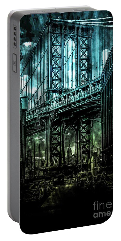 American Portable Battery Charger featuring the digital art Urban Grunge Collection Set - 12 by Az Jackson