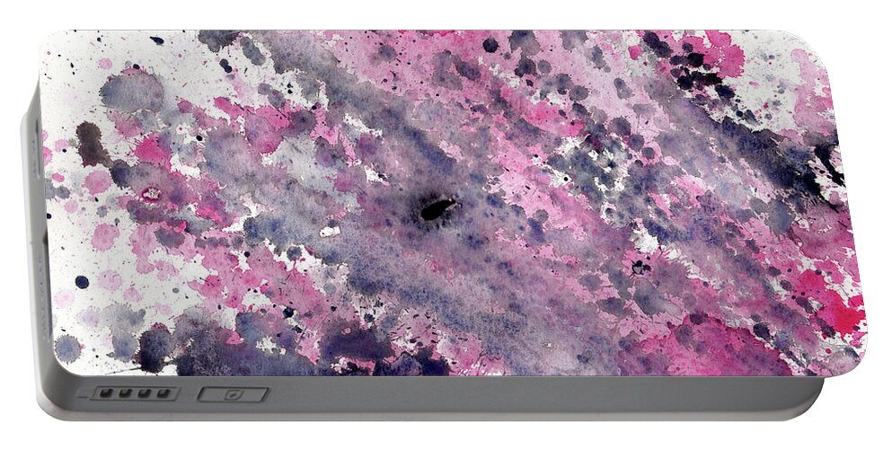 Valentine's Day Portable Battery Charger featuring the painting Valentine's Abstract by Eric Forster