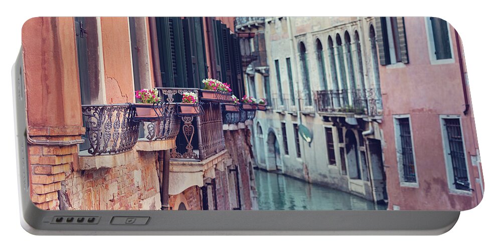 Venice Italy Canal Portable Battery Charger featuring the photograph Venice Canal - Venice, Italy by Melanie Alexandra Price