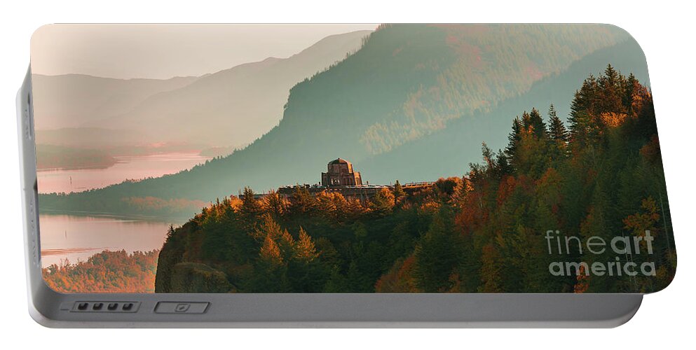 Vista Portable Battery Charger featuring the photograph Vista House by Dheeraj Mutha