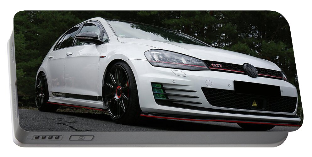 Vw Golf Gti - Car Tuning 01 Portable Battery Charger