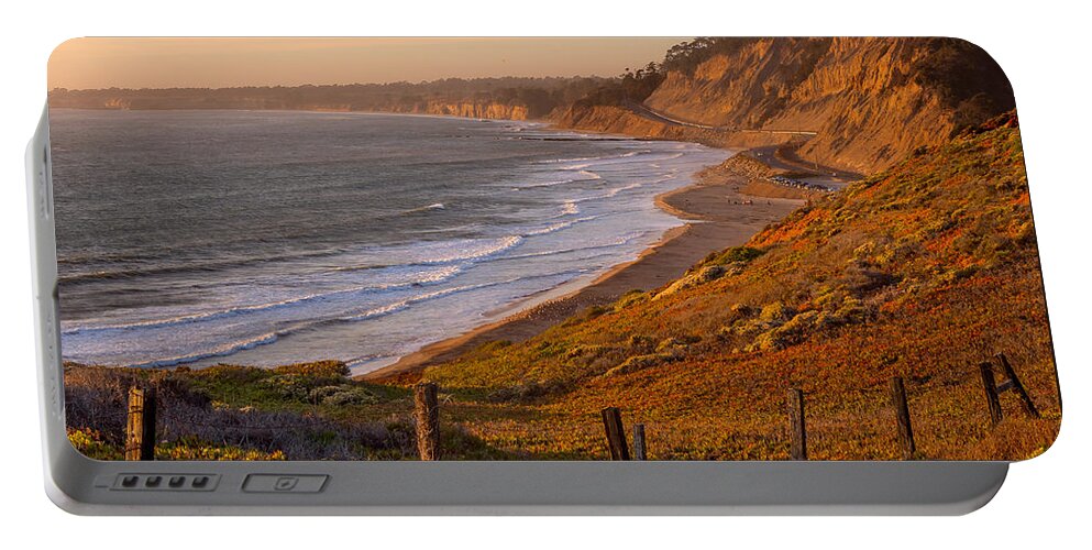 Waddell Beach Portable Battery Charger featuring the photograph Waddell Beach by Derek Dean