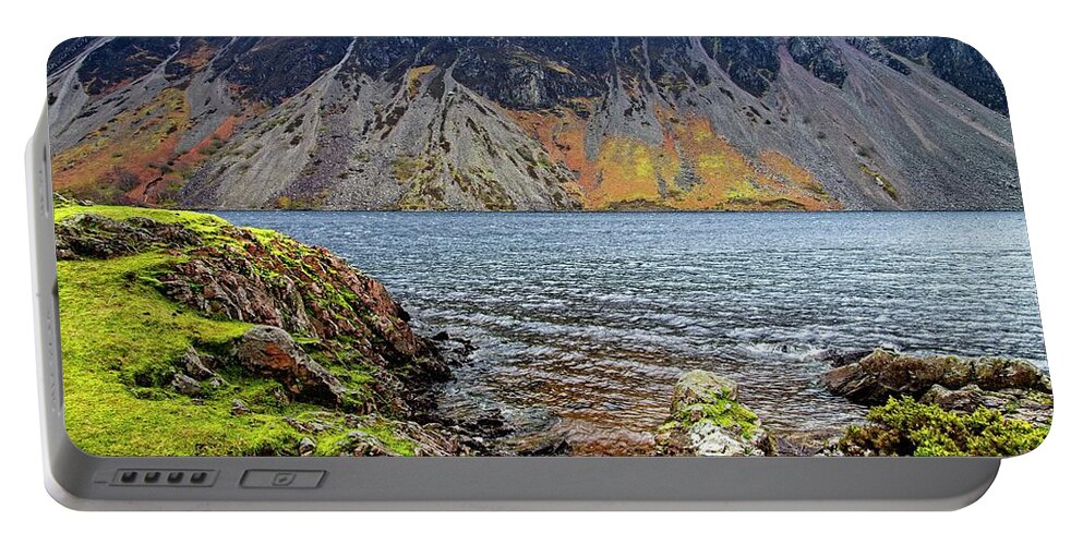 Wasdale Portable Battery Charger featuring the photograph Wast Water Screes Lake District by Martyn Arnold