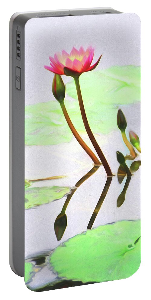 Dennis Cox Portable Battery Charger featuring the photograph Water Lily by Dennis Cox Photo Explorer