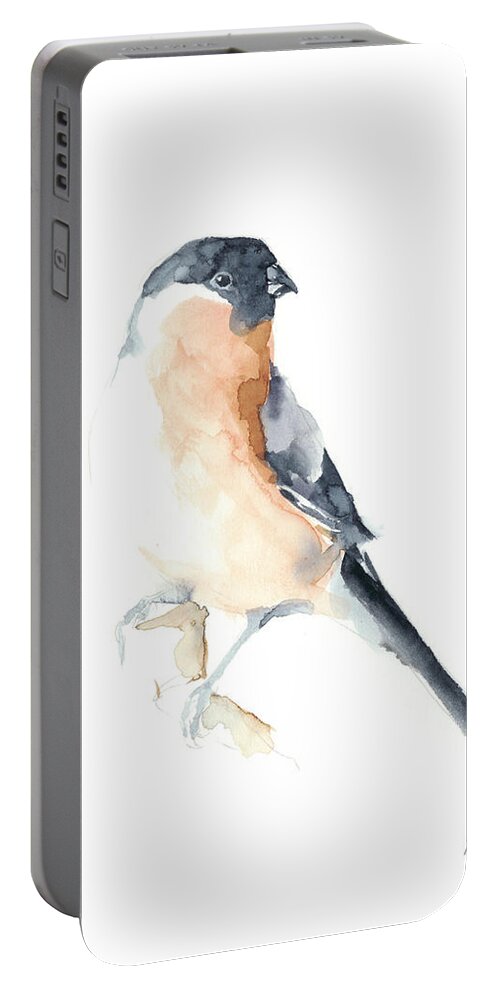 Animals & Nature+birds+domestic Birds Portable Battery Charger featuring the painting Watercolor Songbirds V by Ethan Harper