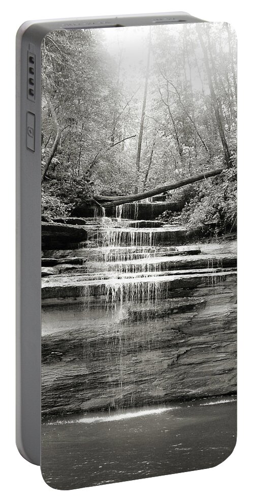 Lake Cumberland Portable Battery Charger featuring the photograph Waterfall by Michelle Wermuth