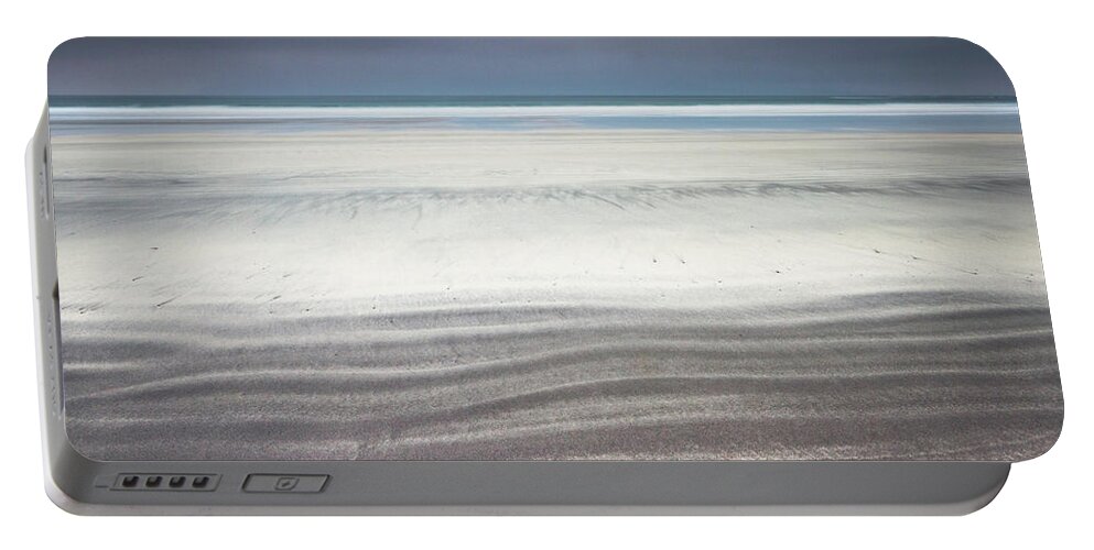 Isle Of Eigg Portable Battery Charger featuring the photograph White Lines by Anita Nicholson