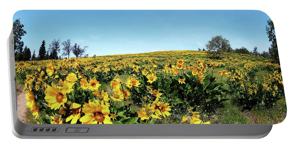 Wildflowers Portable Battery Charger featuring the photograph Wildflower Season by Sylvia Cook