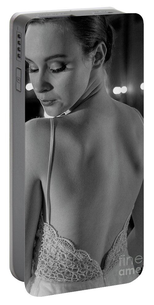 4022 Portable Battery Charger featuring the photograph Woman's back by FineArtRoyal Joshua Mimbs