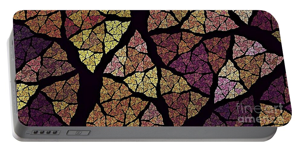 Forest Portable Battery Charger featuring the digital art Woodland Dreamworks by Doug Morgan