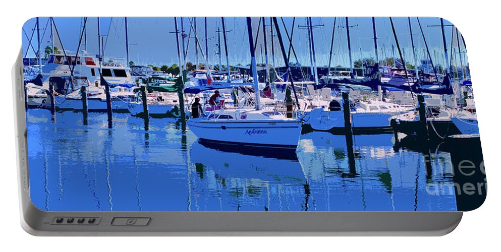 Boats Portable Battery Charger featuring the photograph Yacht Life by Alan Metzger