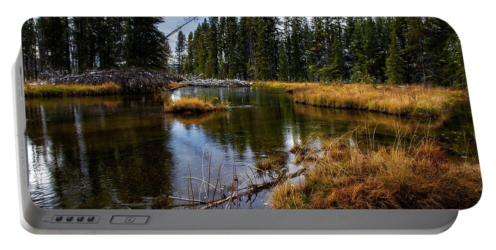  Yellowstone Portable Battery Charger featuring the photograph Yellowstone National Park by Scott Read