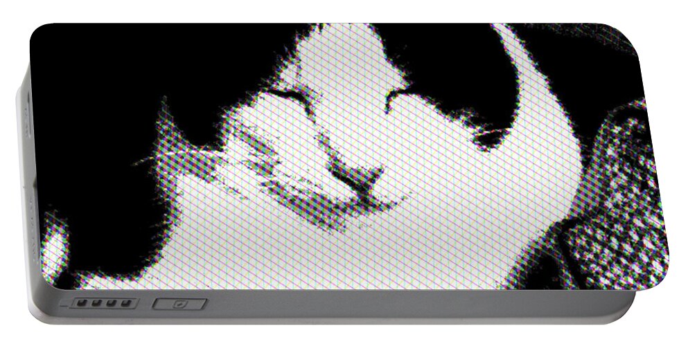 Cat Portable Battery Charger featuring the photograph Zen Cat by Mimulux Patricia No