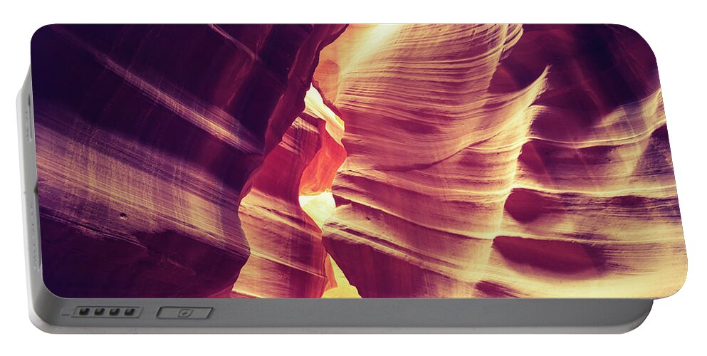 Antelope Canyon Portable Battery Charger featuring the photograph Antelope Canyon #1 by Alberto Zanoni