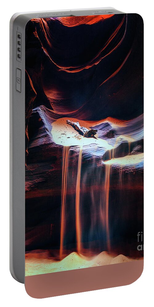 Arizona Portable Battery Charger featuring the photograph Antelope Canyon #2 by Lev Kaytsner