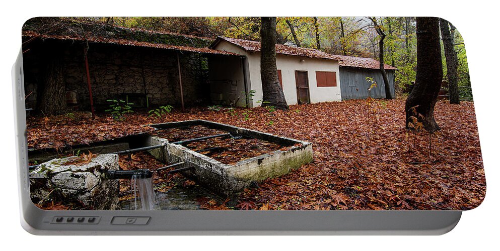 Autumn Portable Battery Charger featuring the photograph Autumn Landscape #1 by Michalakis Ppalis