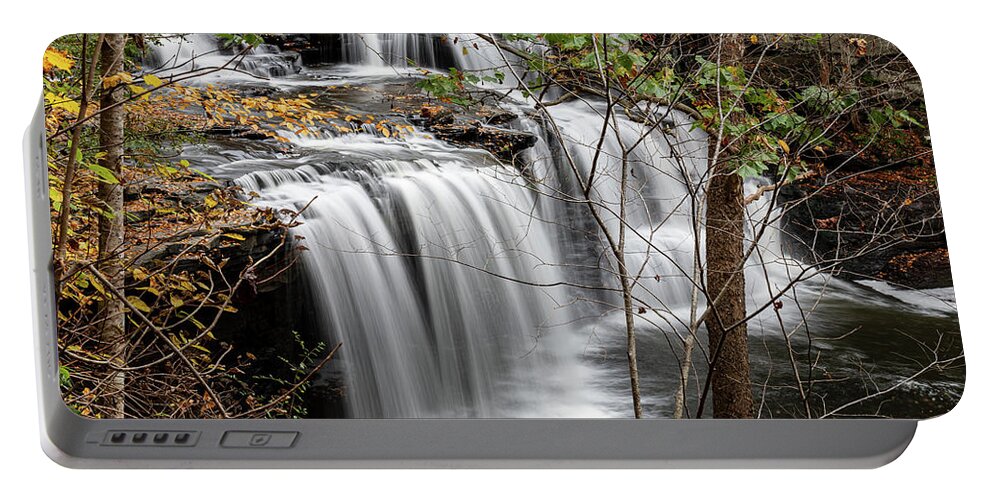 Brush Creek Falls Portable Battery Charger featuring the photograph Brush Creek Falls #1 by Chris Berrier