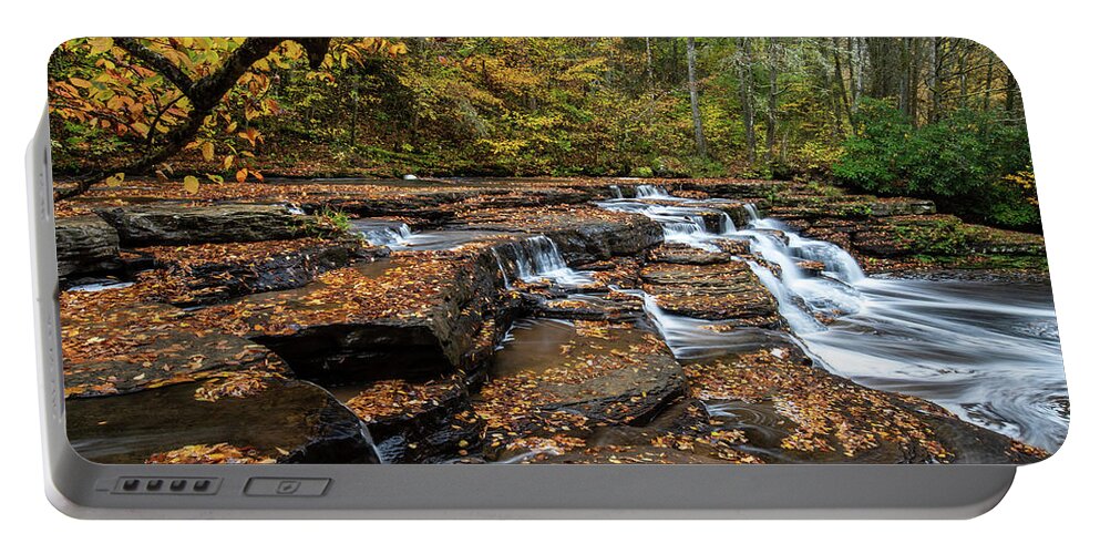 Campbell Falls Portable Battery Charger featuring the photograph Campbell Falls #1 by Chris Berrier