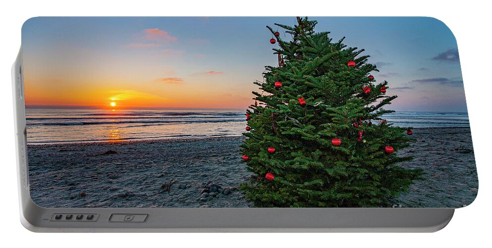 Photography Portable Battery Charger featuring the photograph Cardiff Christmas Tree #2 by Daniel Knighton