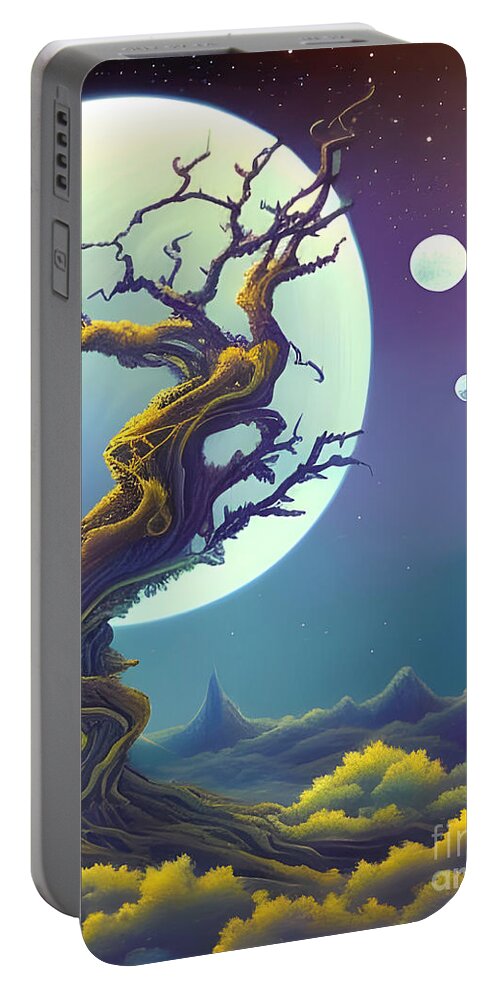  Portable Battery Charger featuring the mixed media CG art #1 by Barbara Milton