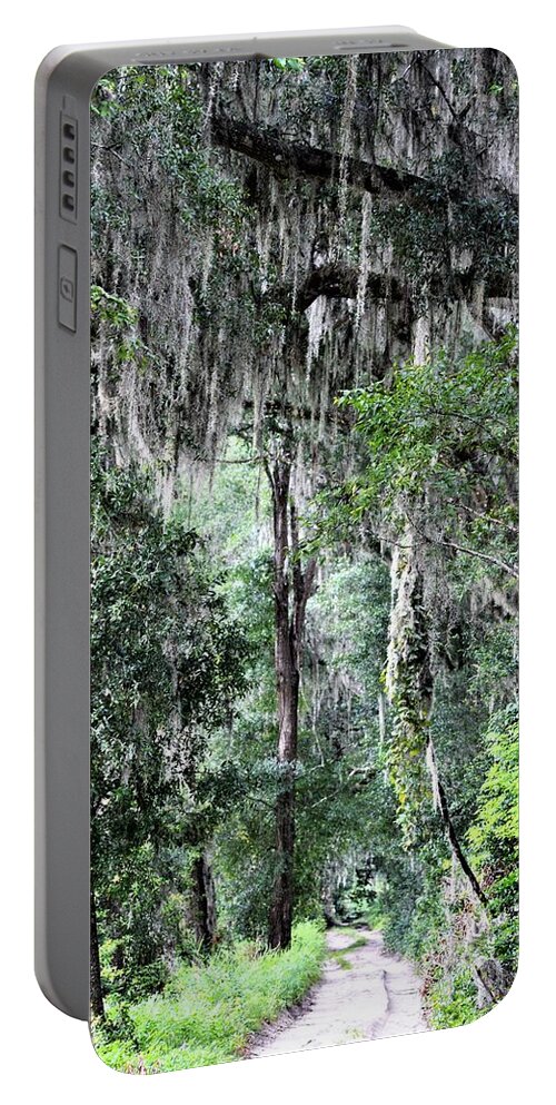 Country Lane Portable Battery Charger featuring the photograph Country Lane #1 by Warren Thompson