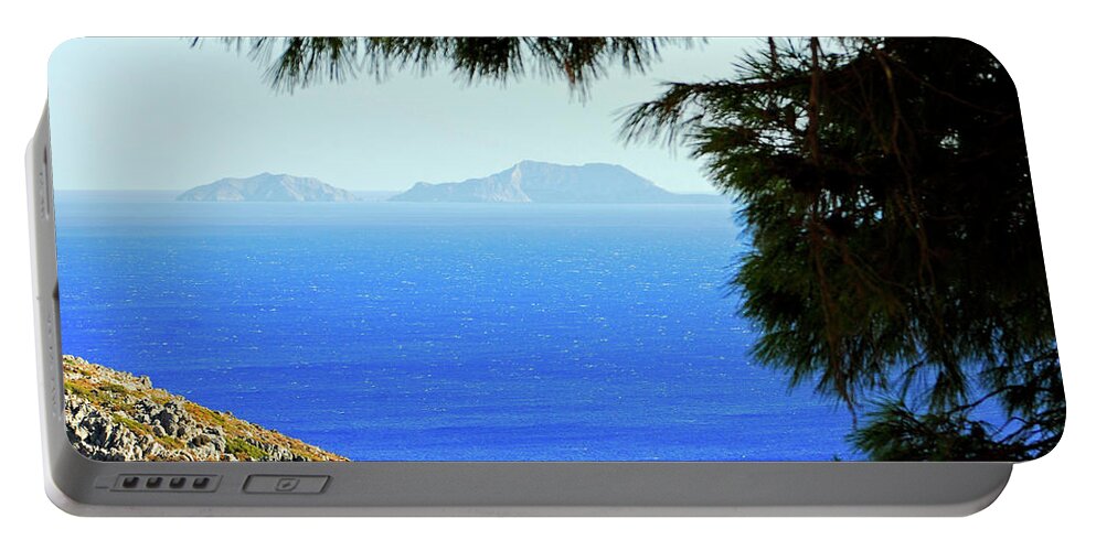 Ghat Portable Battery Charger featuring the photograph Crete, Greece #1 by Severija Kirilovaite