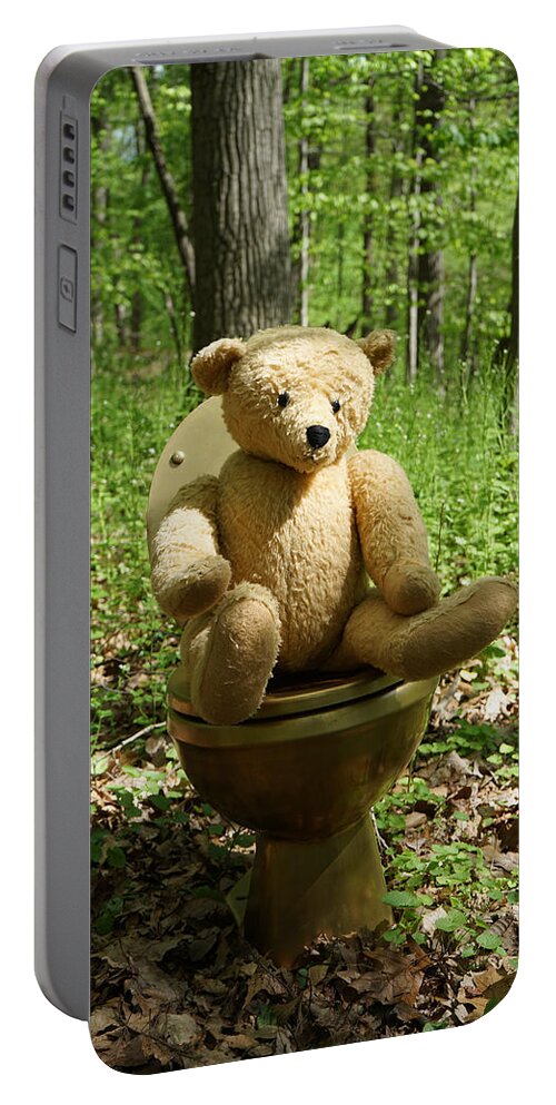 Richard Reeve Portable Battery Charger featuring the photograph Down In The Woods #1 by Richard Reeve