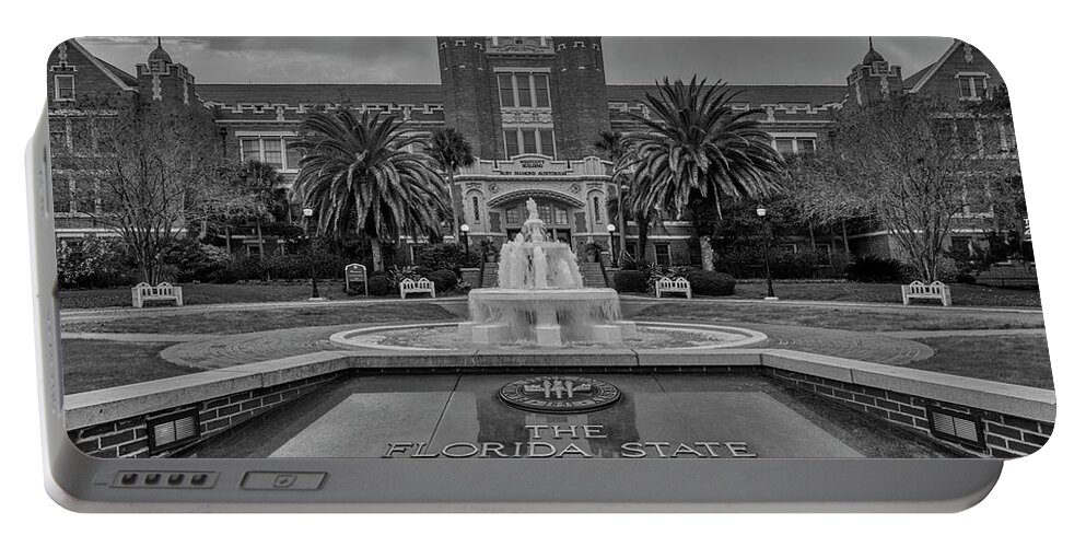 Florida State University Portable Battery Charger featuring the photograph Florida State University Campus - The Westcott Building #1 by Mountain Dreams