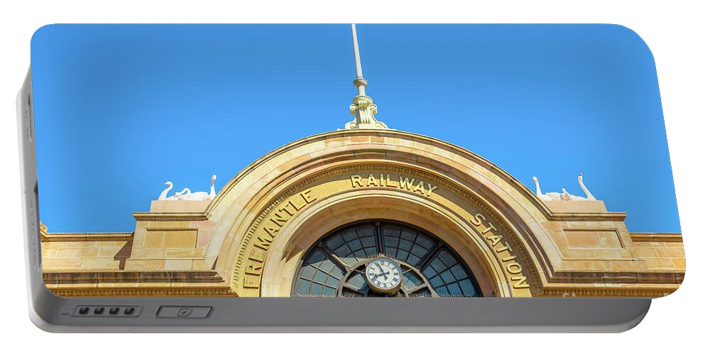 Perth Portable Battery Charger featuring the photograph Fremantle Railway Station #1 by Benny Marty
