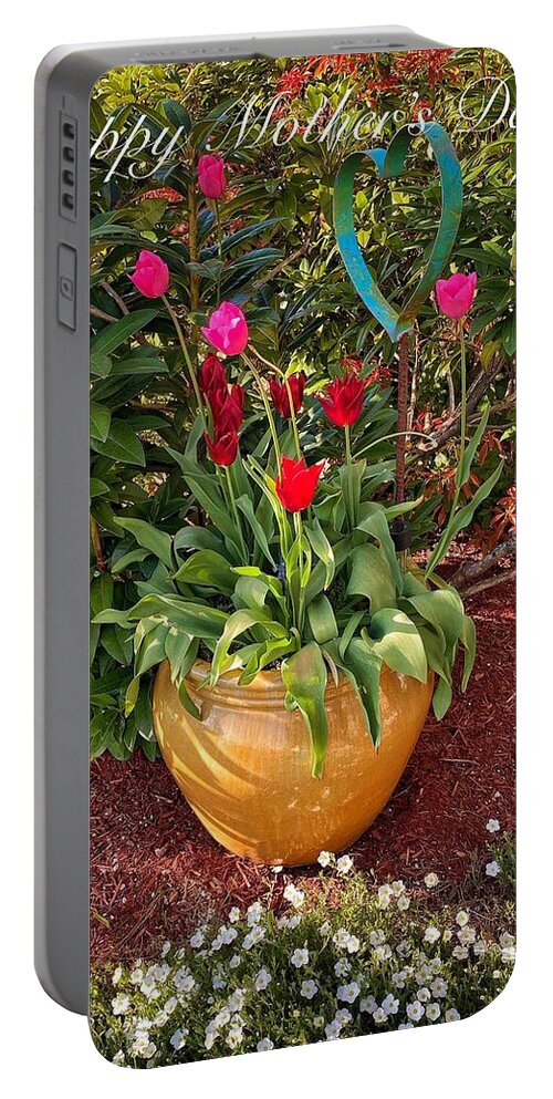 Mother’s Day Portable Battery Charger featuring the photograph Happy Mothers Day #1 by Jerry Abbott
