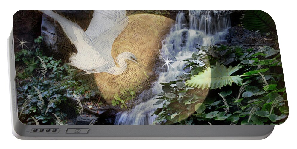 Sharaabel Portable Battery Charger featuring the photograph Harmony in Nature by Shara Abel