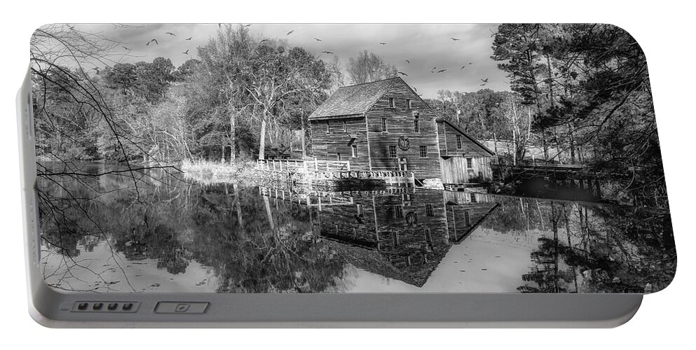 Old Portable Battery Charger featuring the photograph Historic Yates Mill by Rick Nelson