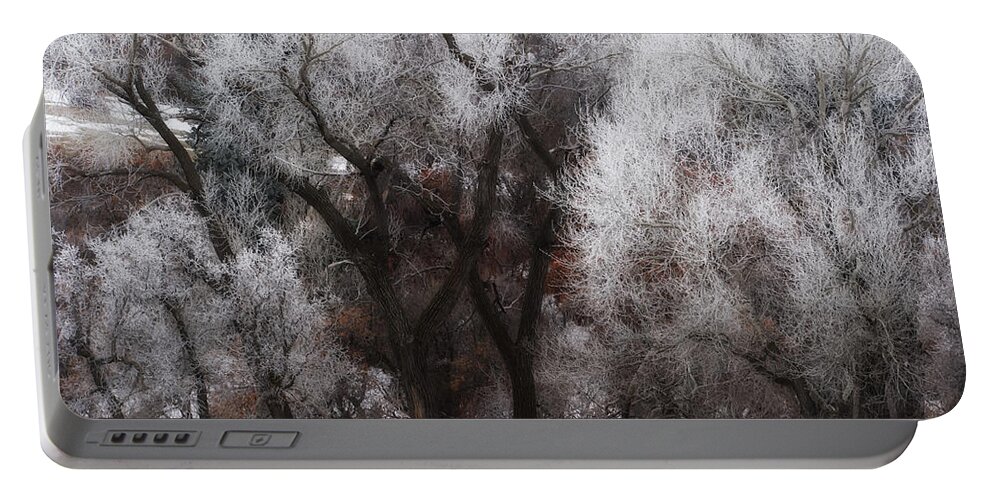 Co Portable Battery Charger featuring the photograph Hoar Frost #2 by Doug Wittrock