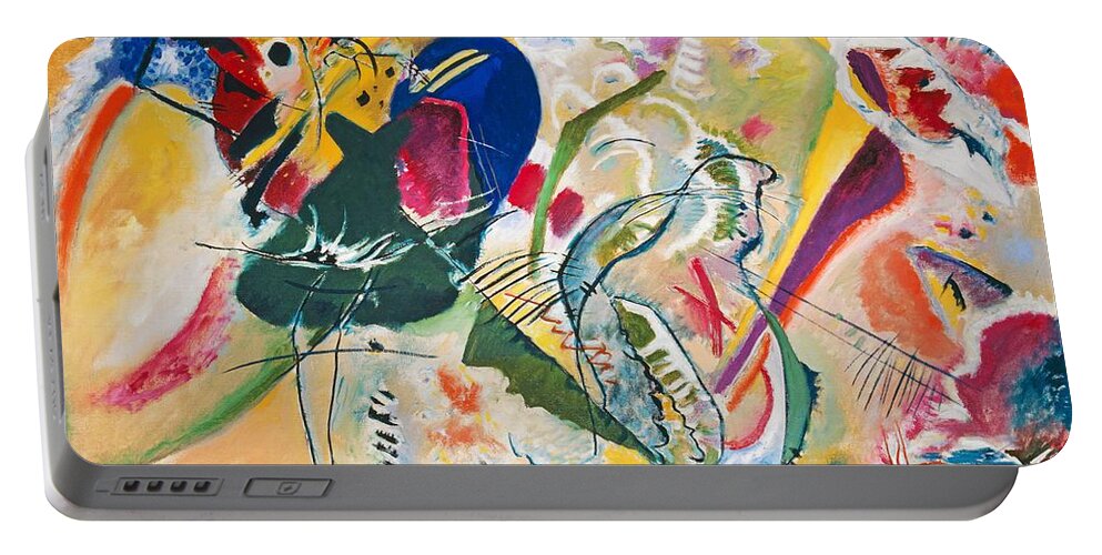 Improvisation 35 Portable Battery Charger featuring the painting Improvisation 35 #1 by Wassily Kandinsky