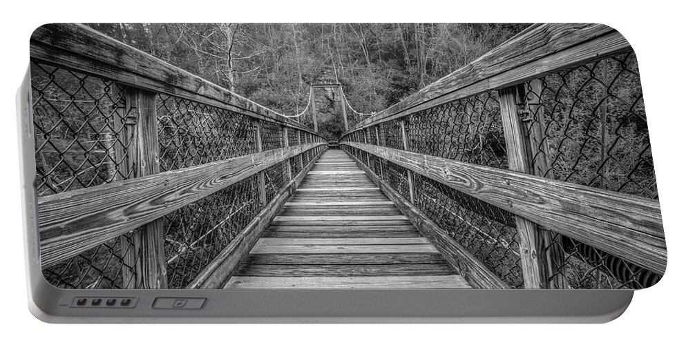 Tallulah Falls Bridge Portable Battery Charger featuring the photograph Infinity by Anna Rumiantseva