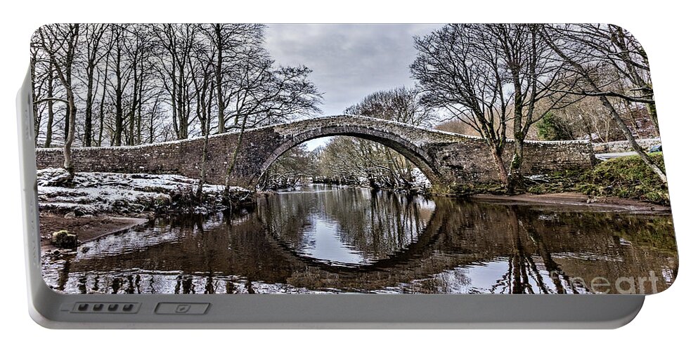 Uk Portable Battery Charger featuring the photograph Ivelet Bridge, Swaledale #1 by Tom Holmes Photography