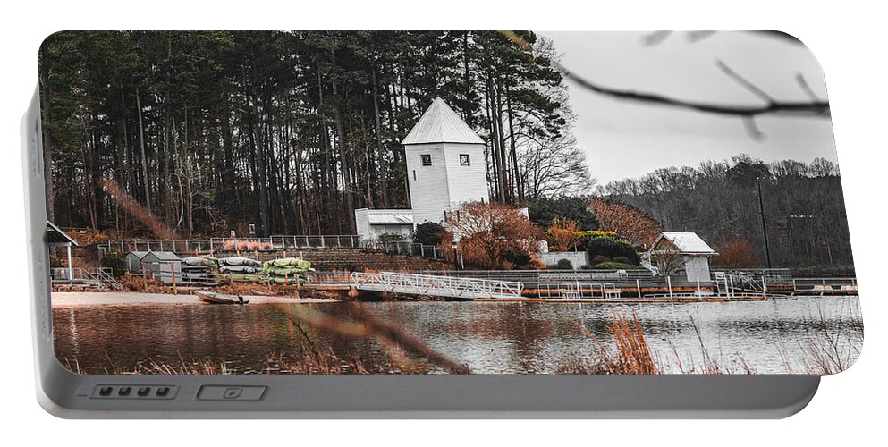 Tree Portable Battery Charger featuring the photograph Lake Crabtree County Park #1 by Rick Nelson